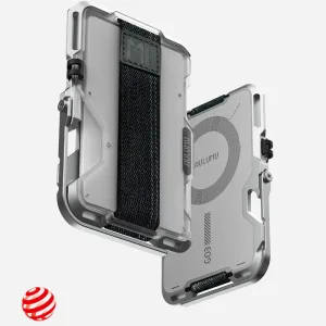 G03 Magnetic Multi-Functional Metal Card Case with Kickstand