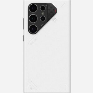 S24 Vegan Leather Case for Samsung Galaxy S24 Series | Real Cooling | White | MagSafe & PowerShare